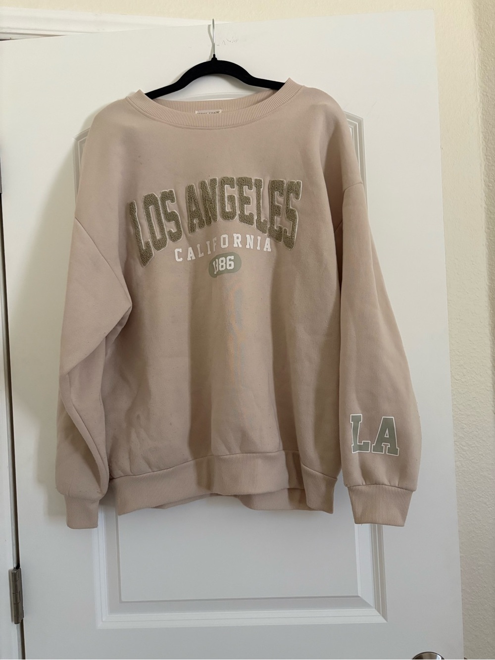Los Angeles Crewneck Sweatshirt - Beige